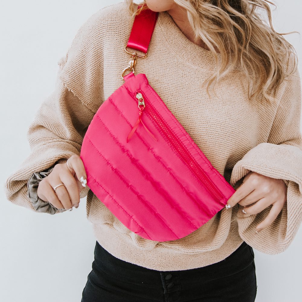 PREORDER: Jolie Puffer Belt Bag in Nine Colors - Hey Hunni LLC