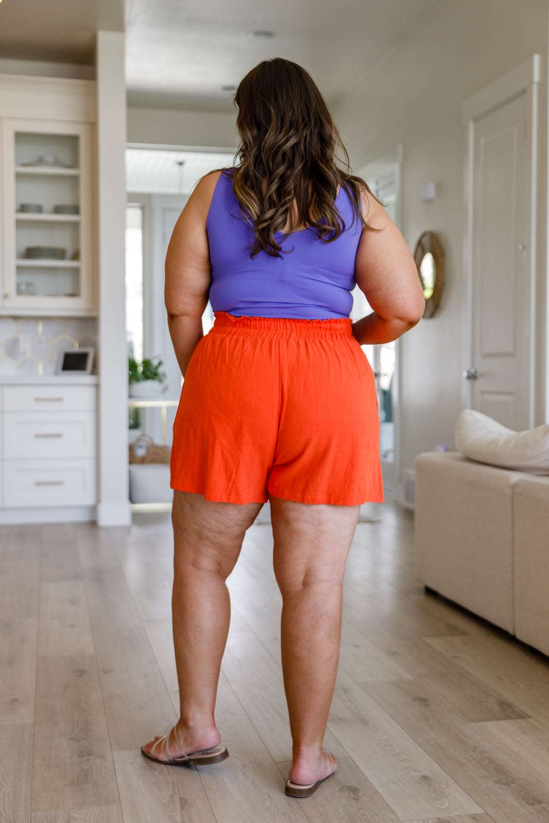 A Little Lazy High Rise Linen Shorts - Hey Hunni LLC