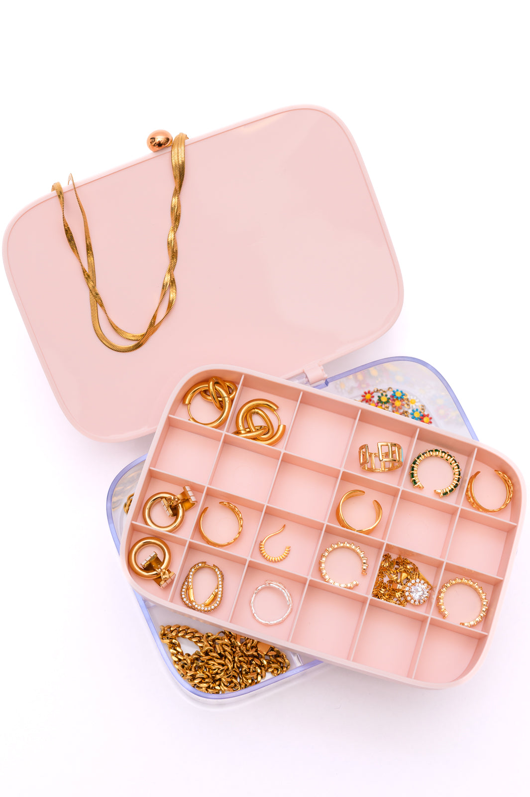 All Sorted Out Jewelry Storage Case in Pink - Hey Hunni LLC