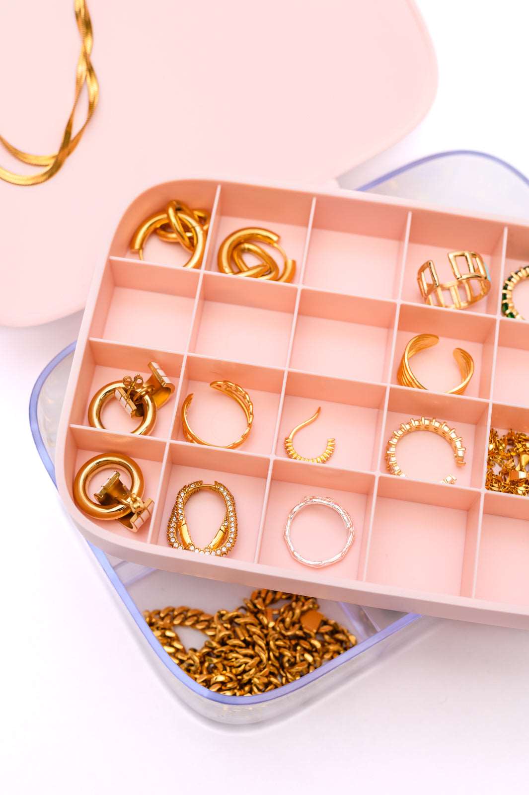 All Sorted Out Jewelry Storage Case in Pink - Hey Hunni LLC