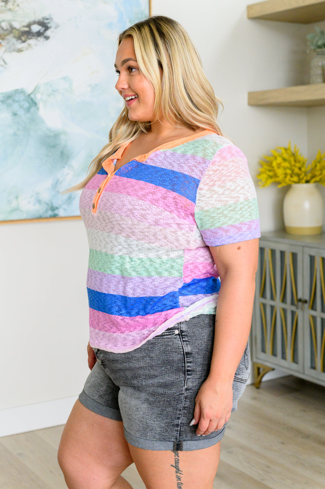 Another Variable Striped Top - Hey Hunni LLC