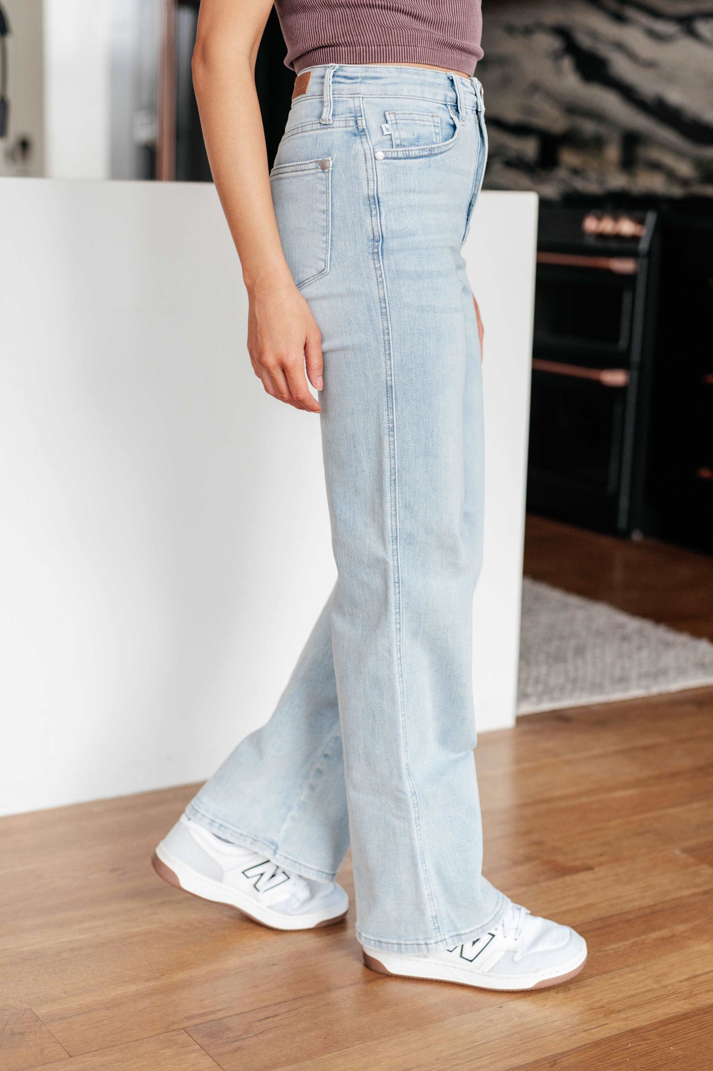 Brooke High Rise Control Top Vintage Wash Straight Jeans - Hey Hunni LLC