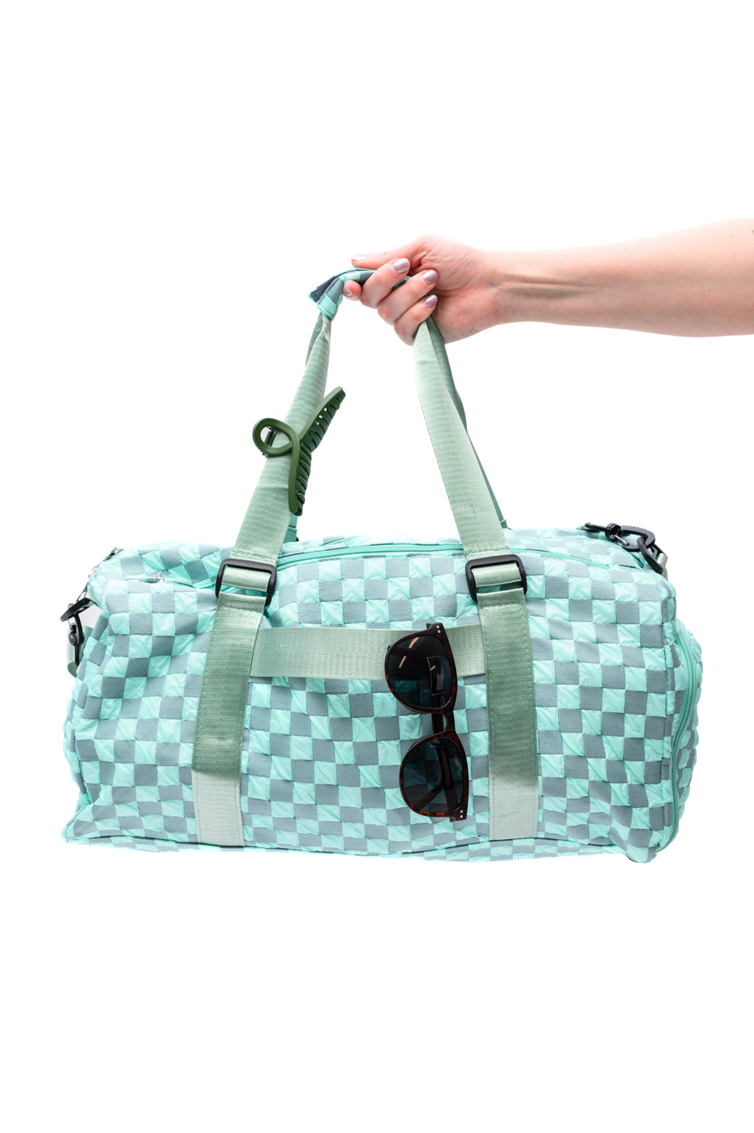 Elevate Travel Duffle in Teal - Hey Hunni LLC