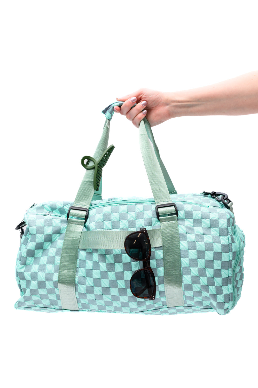 Elevate Travel Duffle in Teal - Hey Hunni LLC