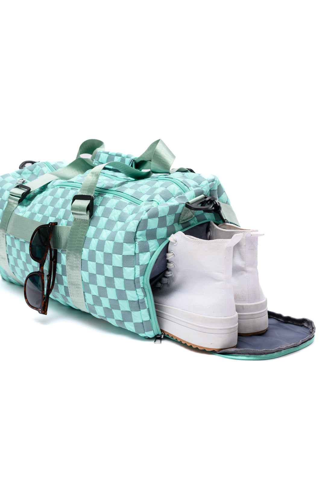 Elevate Travel Duffle in Teal - Hey Hunni LLC