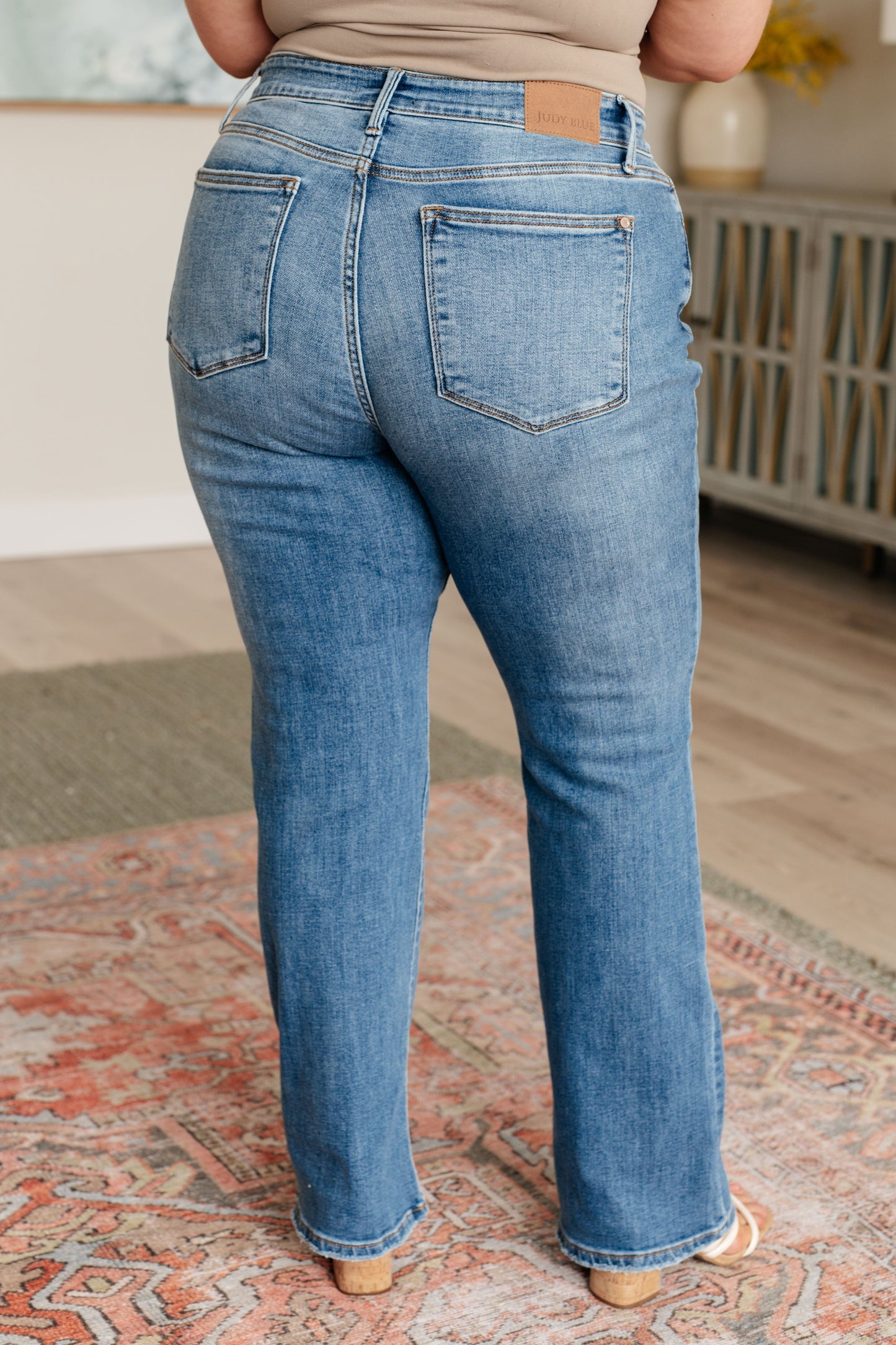 Genevieve Mid Rise Vintage Bootcut Jeans - Hey Hunni LLC