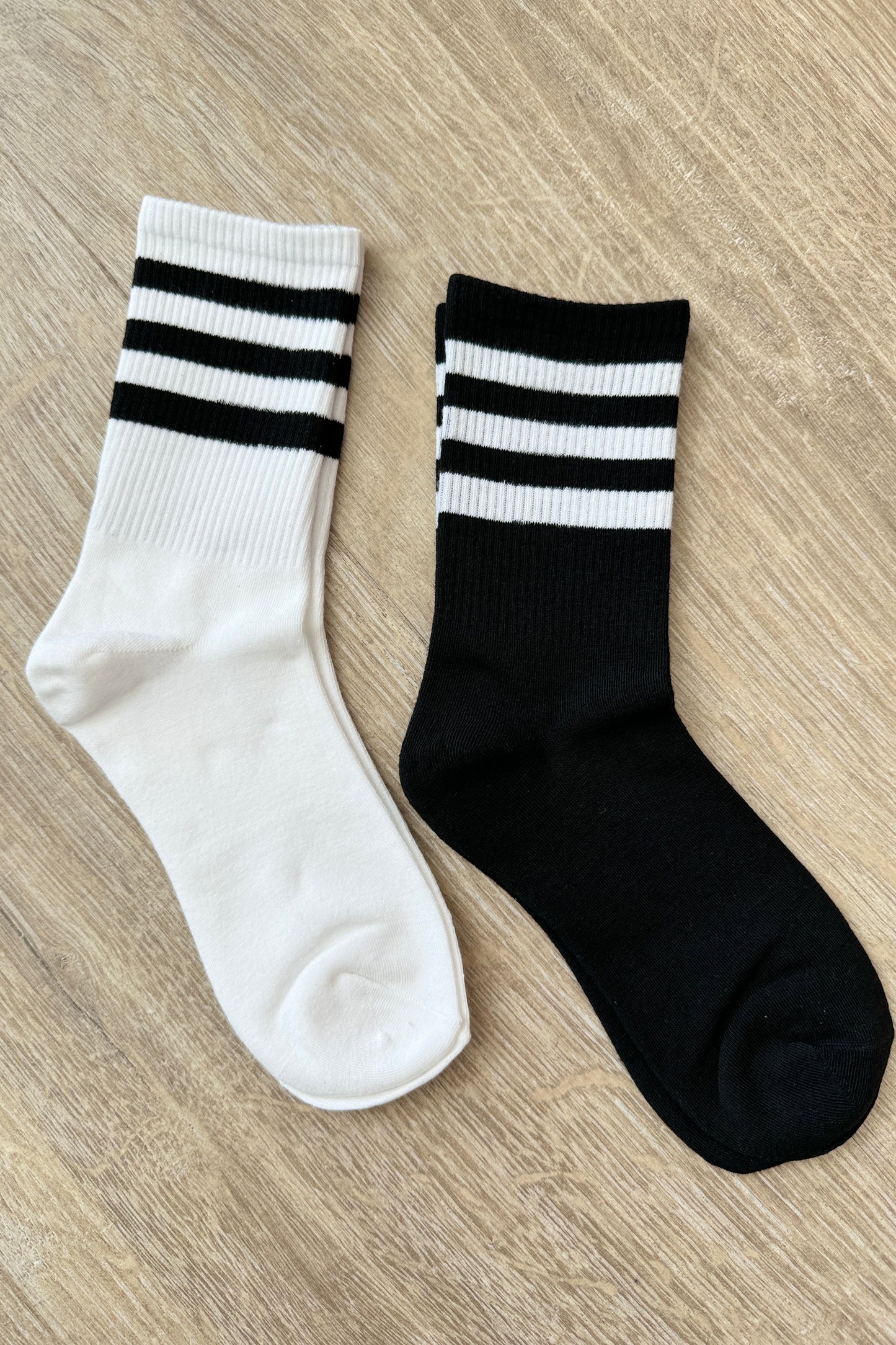 Who Let the Dogs Out Tube Socks in Black and White - Hey Hunni LLC