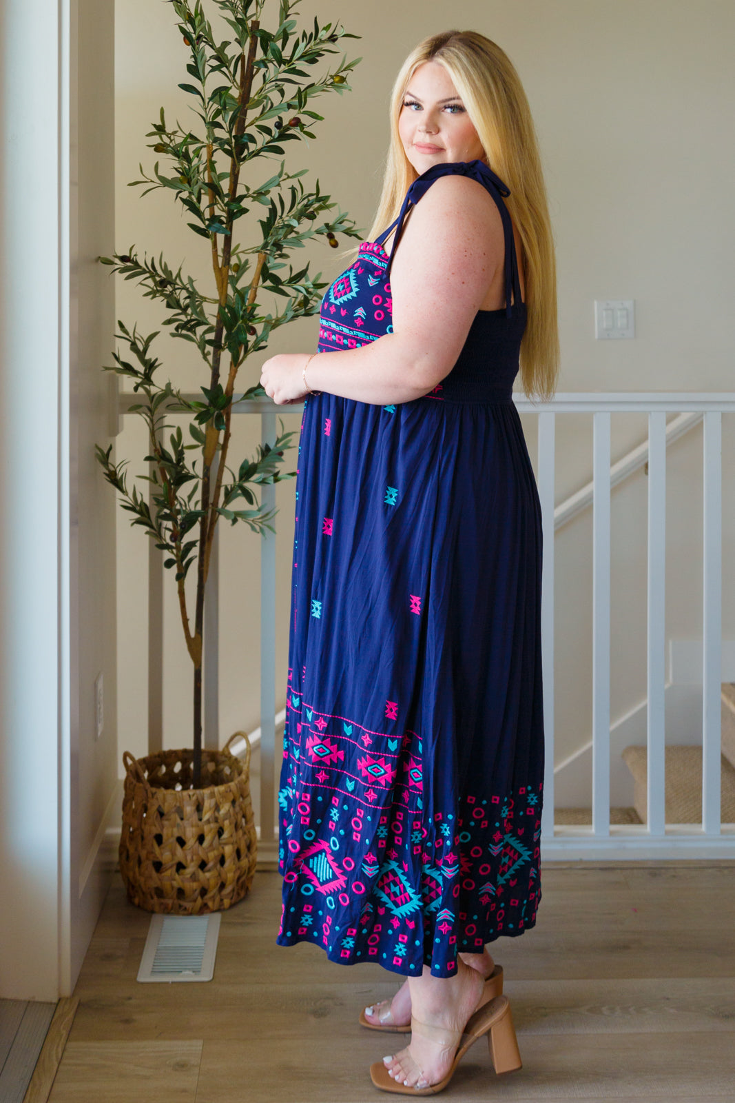 Midnight Magic Embroidered Maxi Dress - Hey Hunni LLC