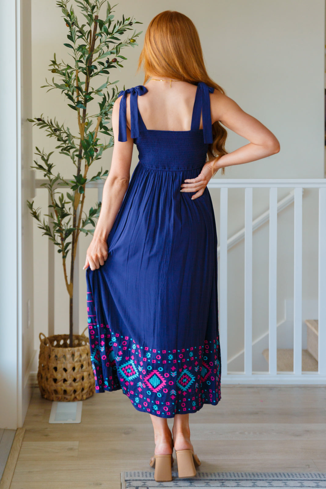 Midnight Magic Embroidered Maxi Dress - Hey Hunni LLC