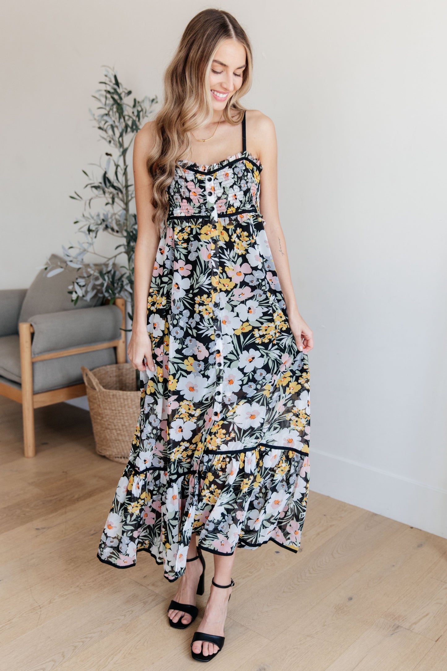 Up From the Ashes Floral Maxi Dress - Hey Hunni LLC