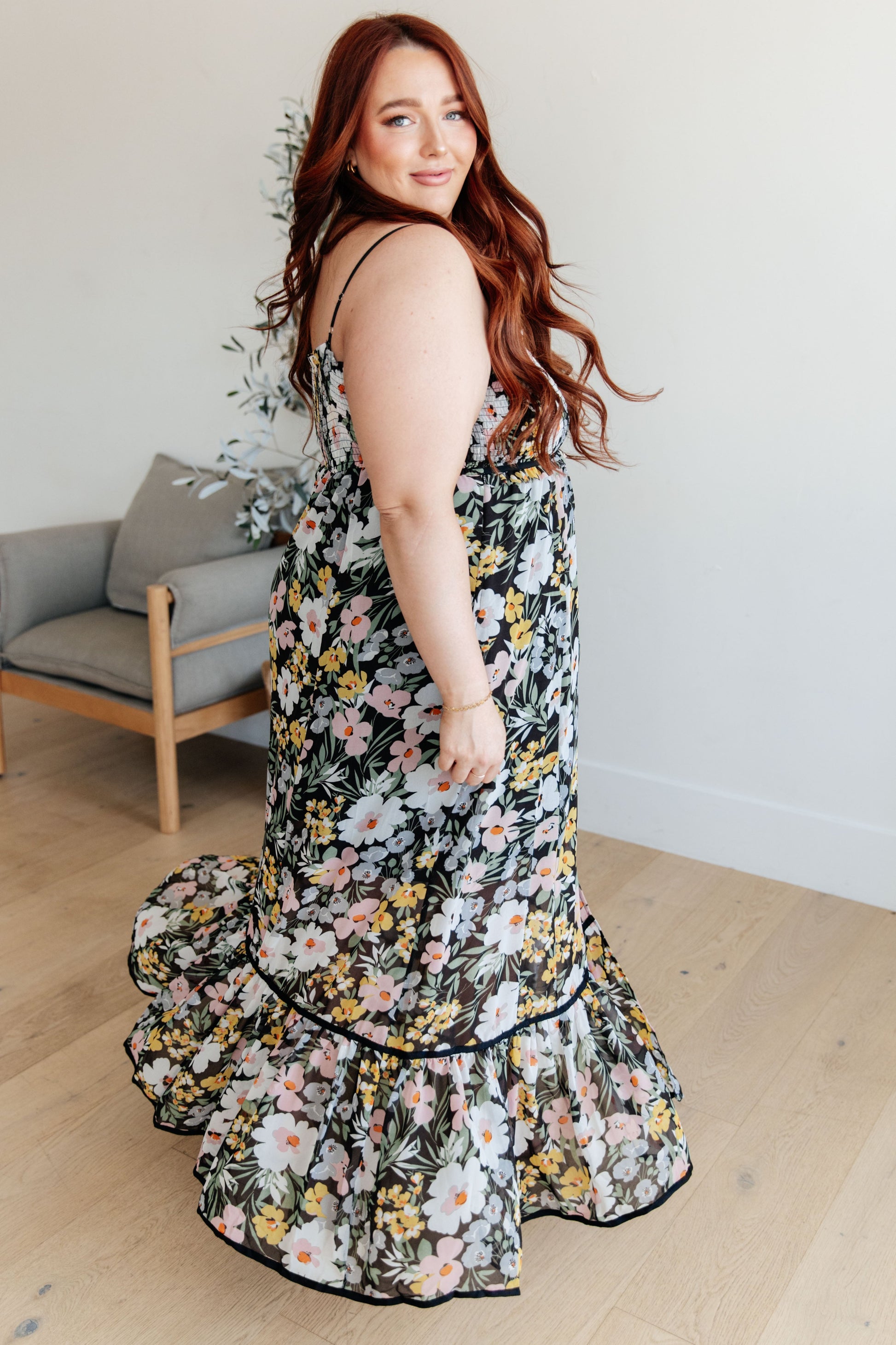 Up From the Ashes Floral Maxi Dress - Hey Hunni LLC