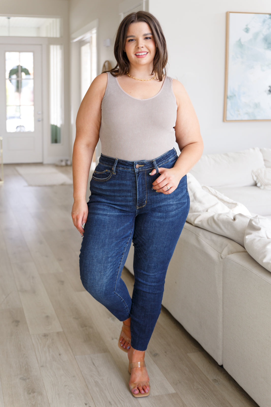 Nicole Tummy Control Skinny Jeans - Hey Hunni LLC