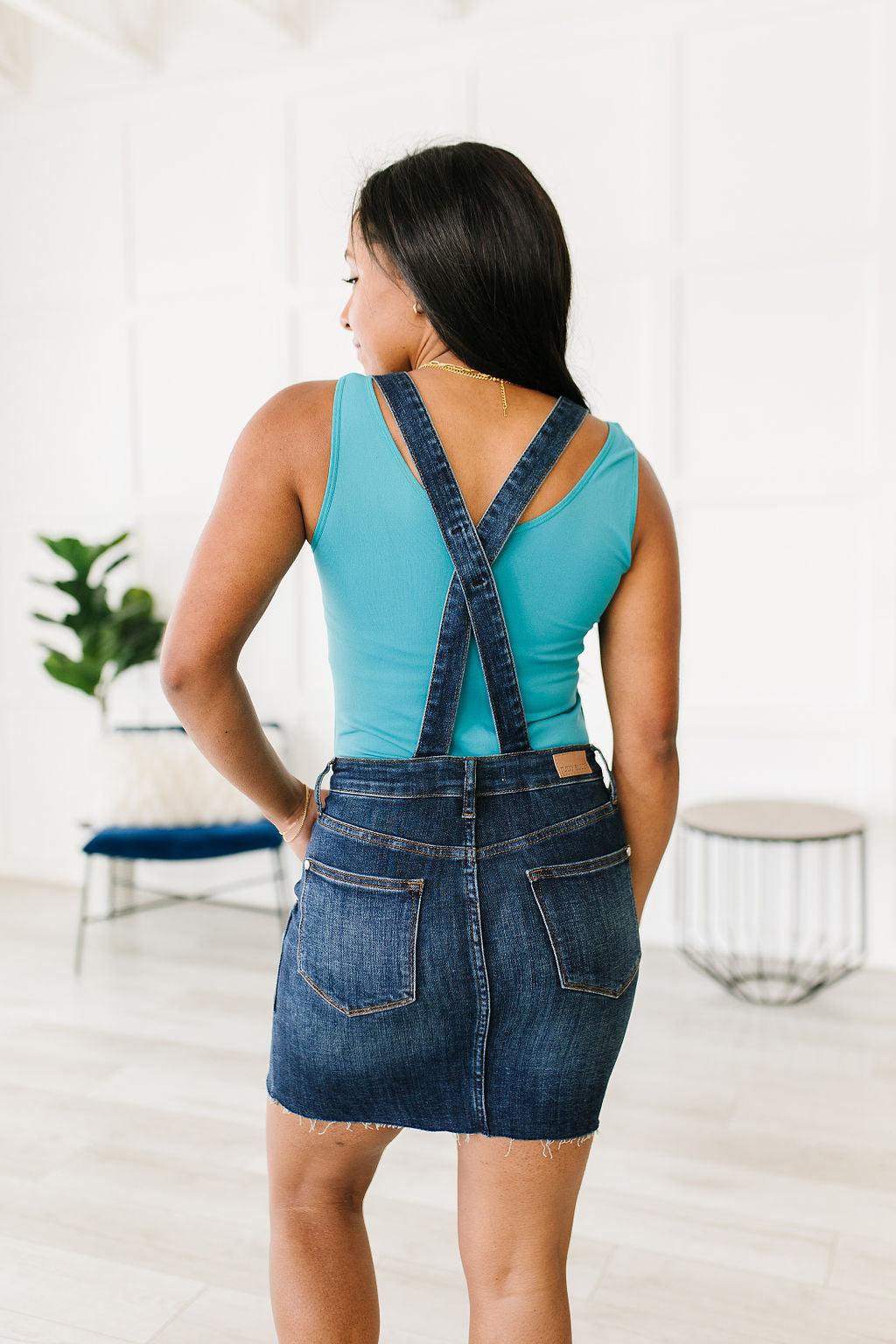 Agnes Denim Overall Dress - Hey Hunni LLC