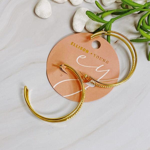 Doubled Open Top Hoop Earrings - Hey Hunni LLC