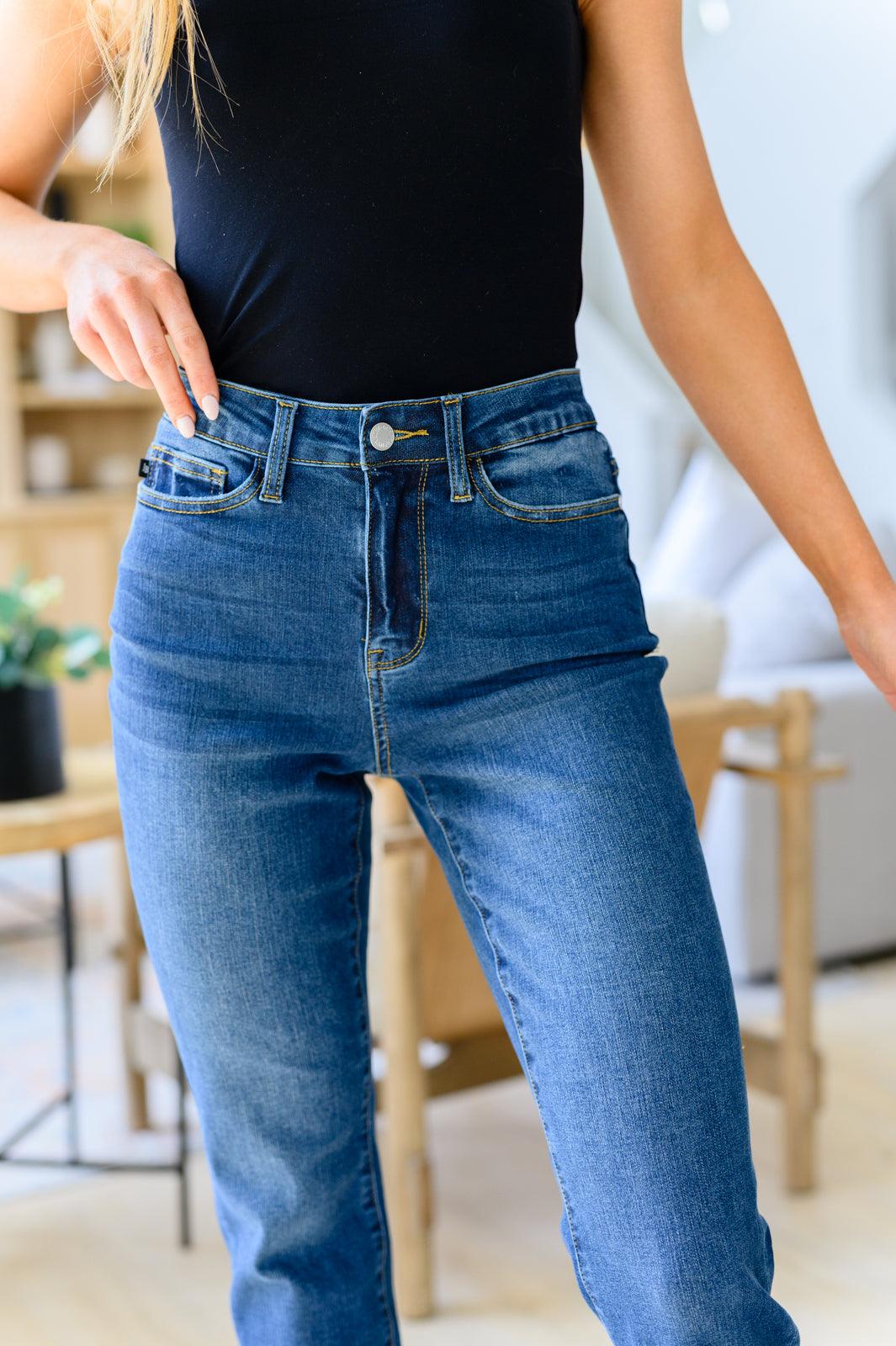 Downtown High Rise Boyfriend Jeans - Hey Hunni LLC