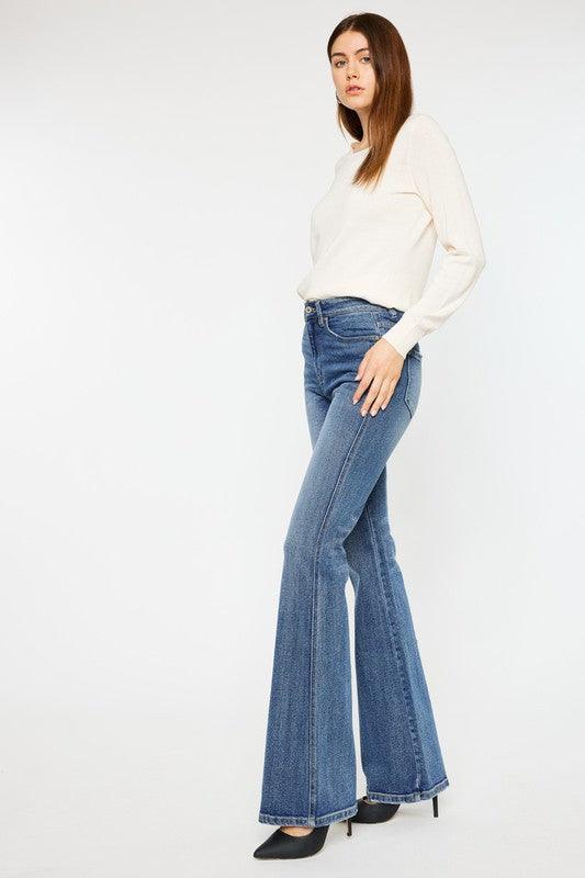 High Rise Flare Jeans - Hey Hunni LLC