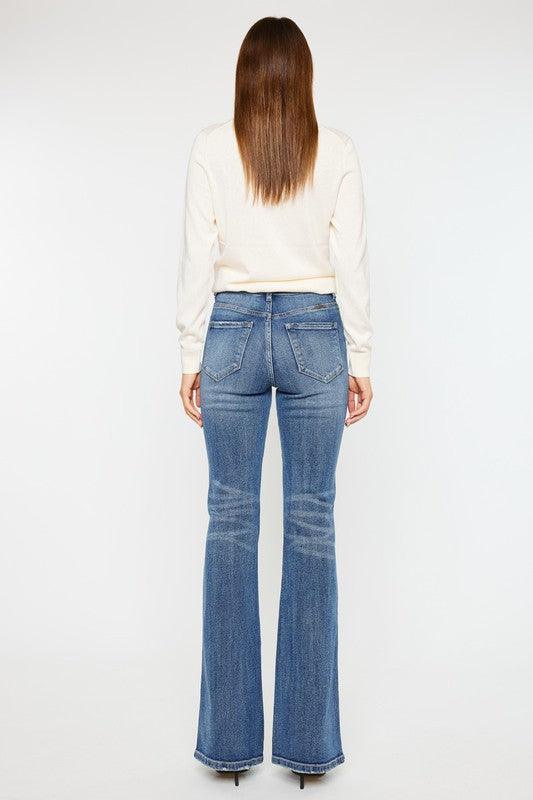 High Rise Flare Jeans - Hey Hunni LLC