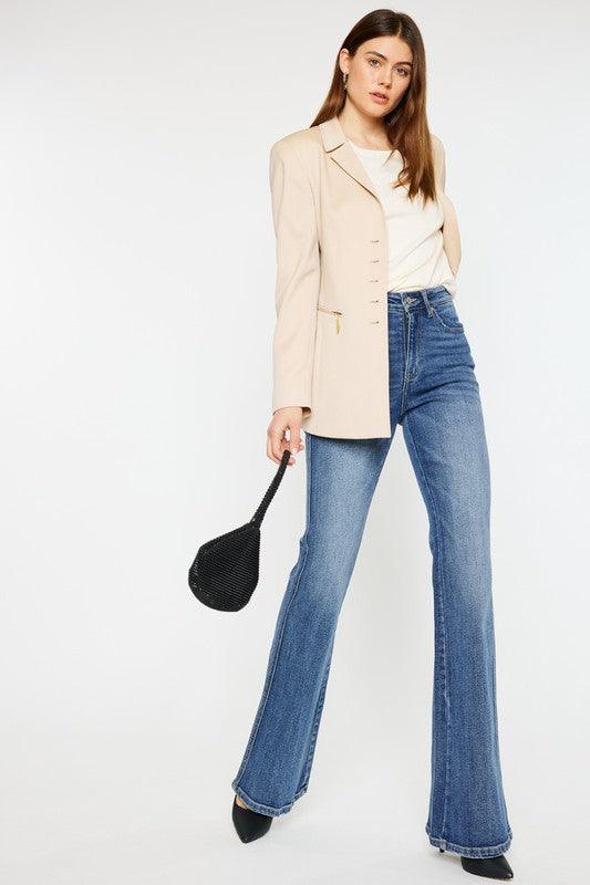 High Rise Flare Jeans - Hey Hunni LLC