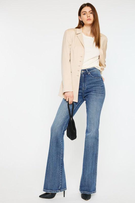 High Rise Flare Jeans - Hey Hunni LLC