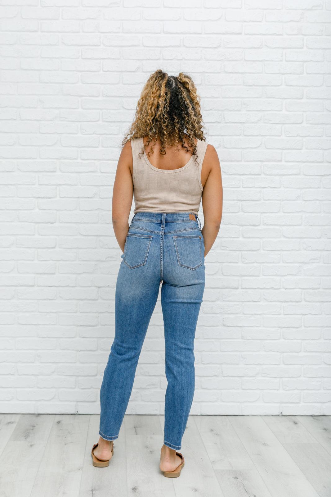 High Waist Slim Fit Jeans - Hey Hunni LLC