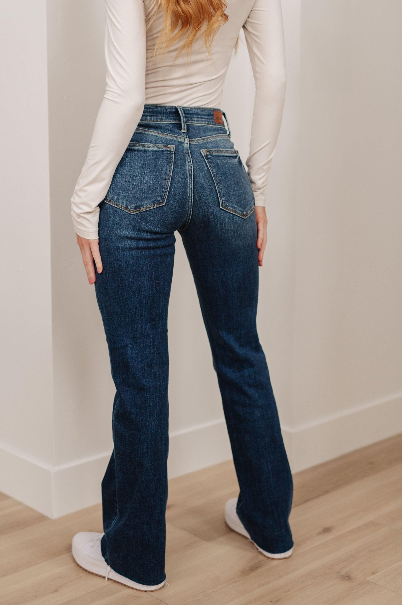 Josephine Mid Rise Raw Hem Bootcut Jeans - Hey Hunni LLC